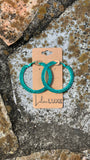 Green Goddess Hoops