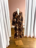 Yellow Rose Leopard Dress