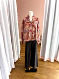 Mauve Multi Geo Floral Blouse