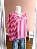 Emerson Pink Sangria Stripe Top