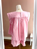 Paige Pink Plus Pinstripe Top