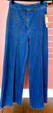 Tosha High Waisted Wide Leg Trouser Dark Denim