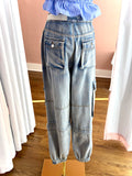 Denim Pocket Faded Jogger