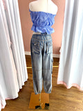 Denim Pocket Faded Jogger