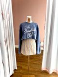 Homebody Club Blue Jean Sweatshirt