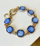 Celeste Blue Chain Bracelet