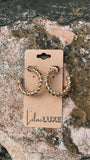 Gold Cord Hoop