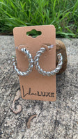 Silver Cord Hoop