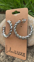 Silver Cord Hoop