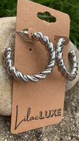 Silver Cord Hoop