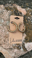 Gold Cord Hoop