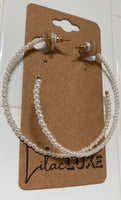 Baby Pearl Hoops