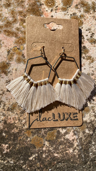 Cream Tassels