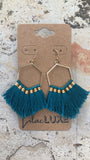 Teal Tassels