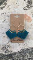 Teal Tassels